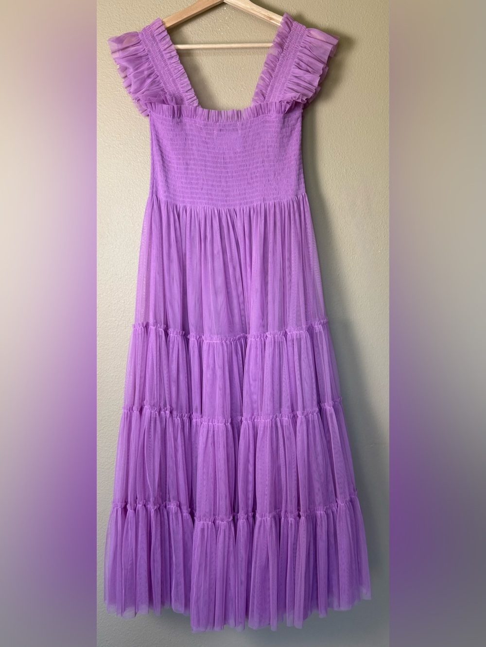 Hill House Collectors Ellie Nap Lavender Ruffled Tulle Dress Size Large - Picture 4 of 5